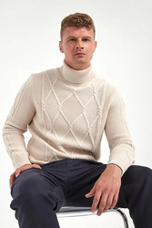 Golf męski z wełną Liono JOOP!