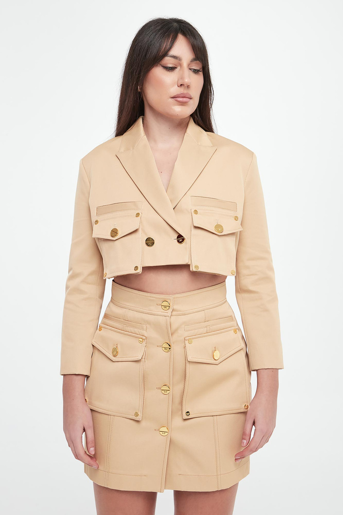 Marynarka damska cropped ELISABETTA FRANCHI