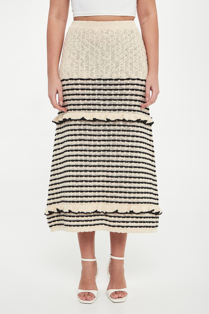 Spódnica midi ażurowa TWINSET U&B