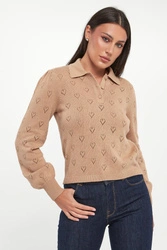 Sweter damski z dodatkiem kaszmiru TWINSET