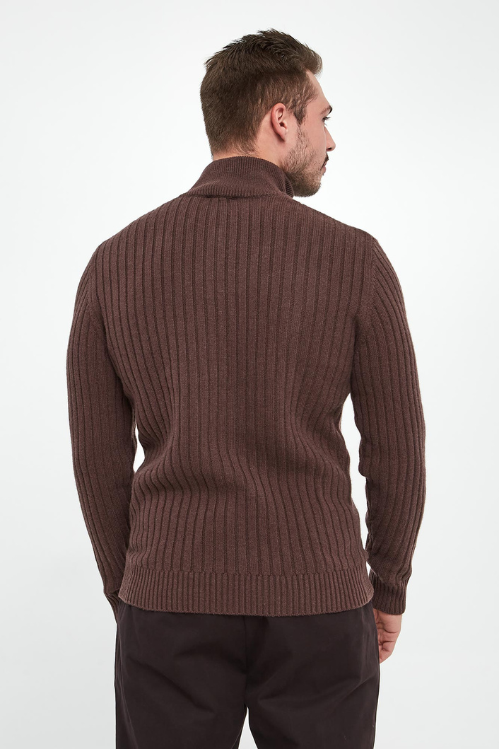 Sweter męski wełniany z golfem LIU JO