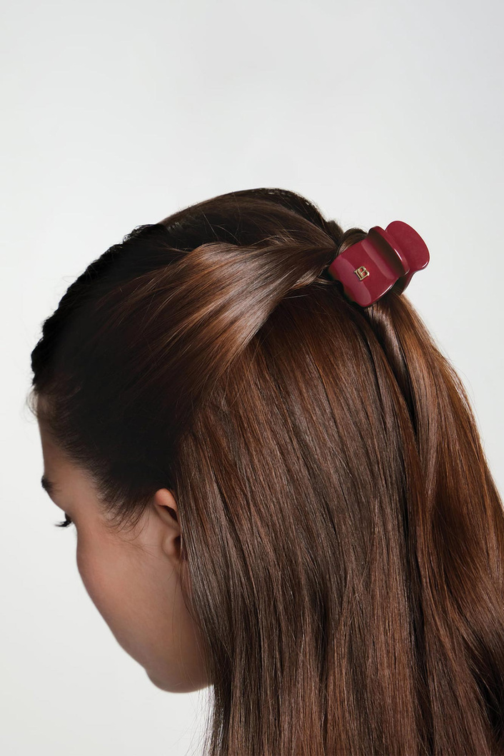 Klamerka do włosów XS Imperiale Velvet Burgundy BALMAIN PARIS HAIR COUTURE