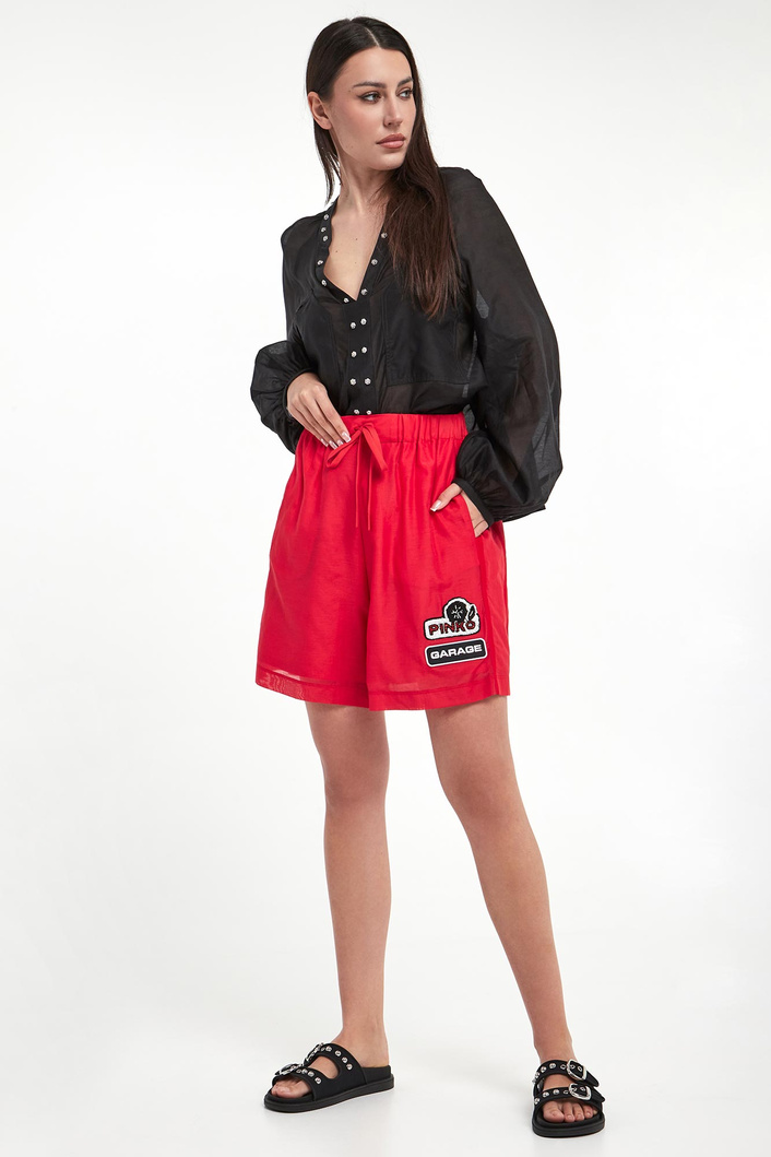 Bermudy damskie z jedwabiem Lewis PINKO