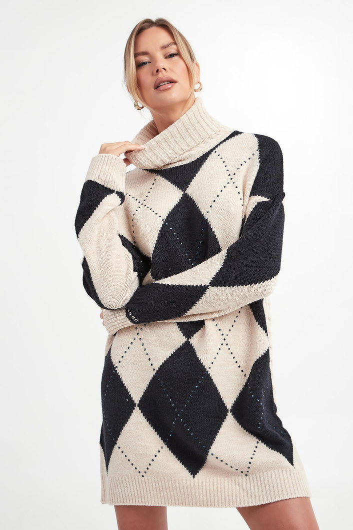 Sukienka z golfem ERMANNO FIRENZE