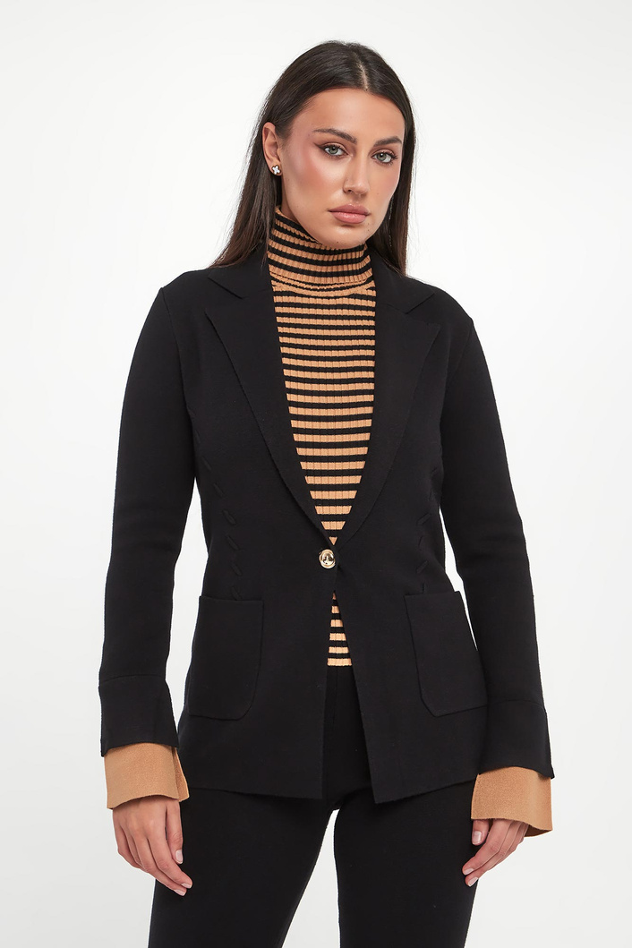 Blezer damski dzianinowy TWINSET ACTITUDE