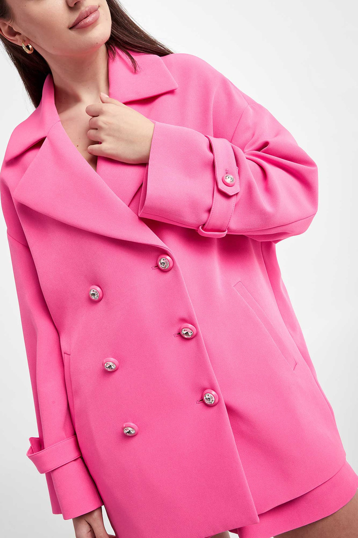 Płaszcz damski dwurzędowy CHIARA FERRAGNI