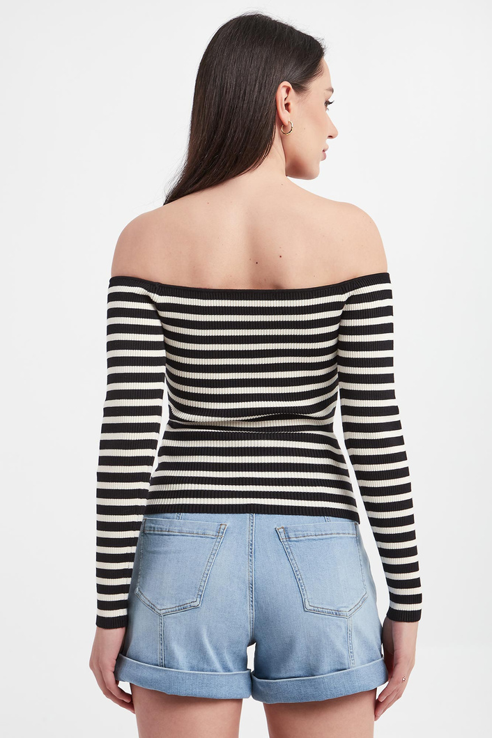 Sweter damski w paski BA&SH