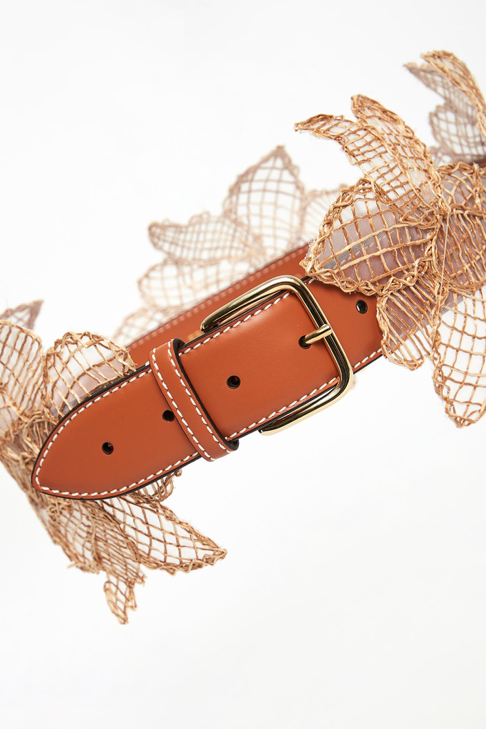 Pasek damski pleciony ERMANNO SCERVINO LIFE