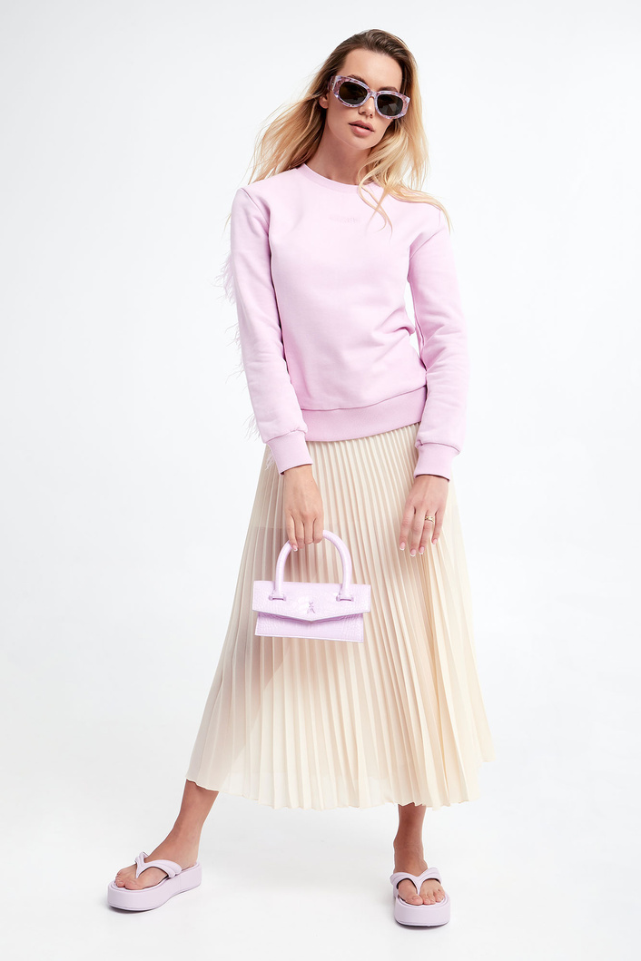 Bluza damska z piórami PATRIZIA PEPE