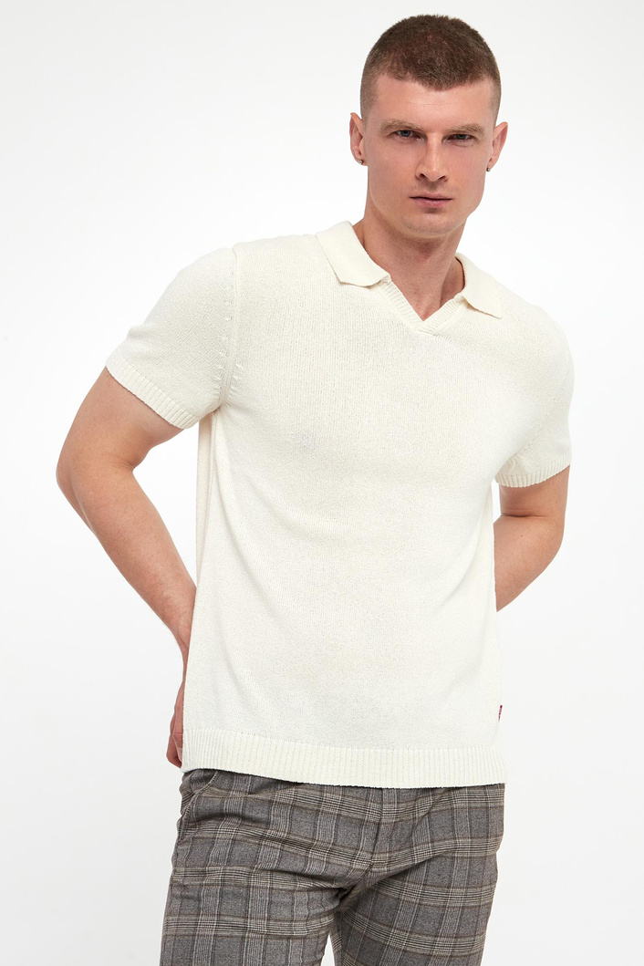 Sweter męski z kołnierzykiem Beloro JOOP! JEANS