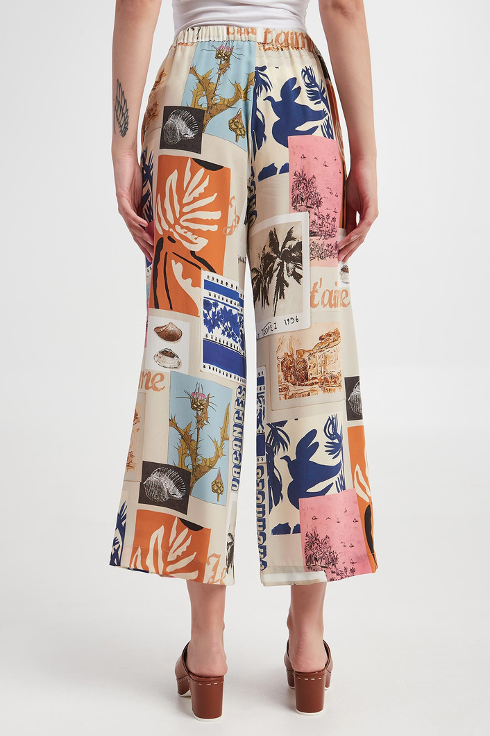 Spodnie damskie jedwabne Karman WEEKEND MAX MARA