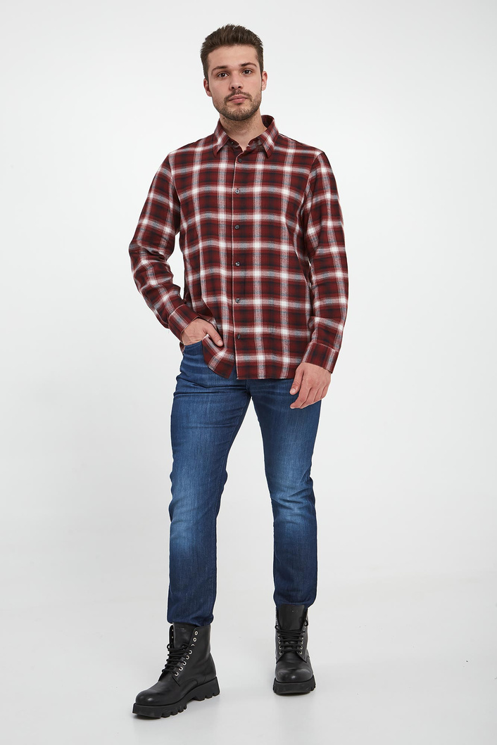 Koszula męska w kratkę ARMANI EXCHANGE