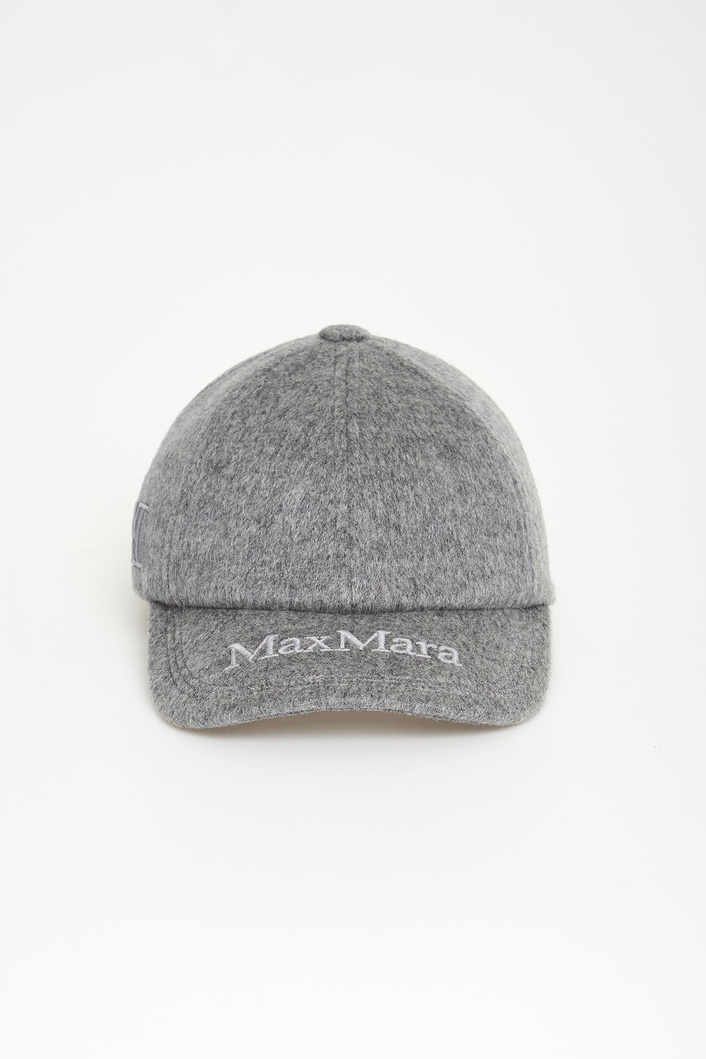 Czapka z daszkiem damska kaszmirowa Lancia MAX MARA ACCESSORI