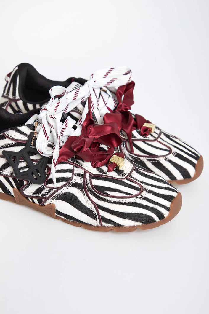 Sneakersy damskie wzór zebry Anored NAKED WOLFE