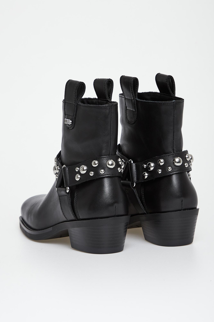 Botki damskie skórzane biker LIU JO