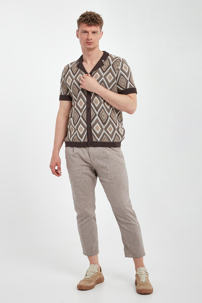 Polo męskie w romby Diamor JOOP! JEANS