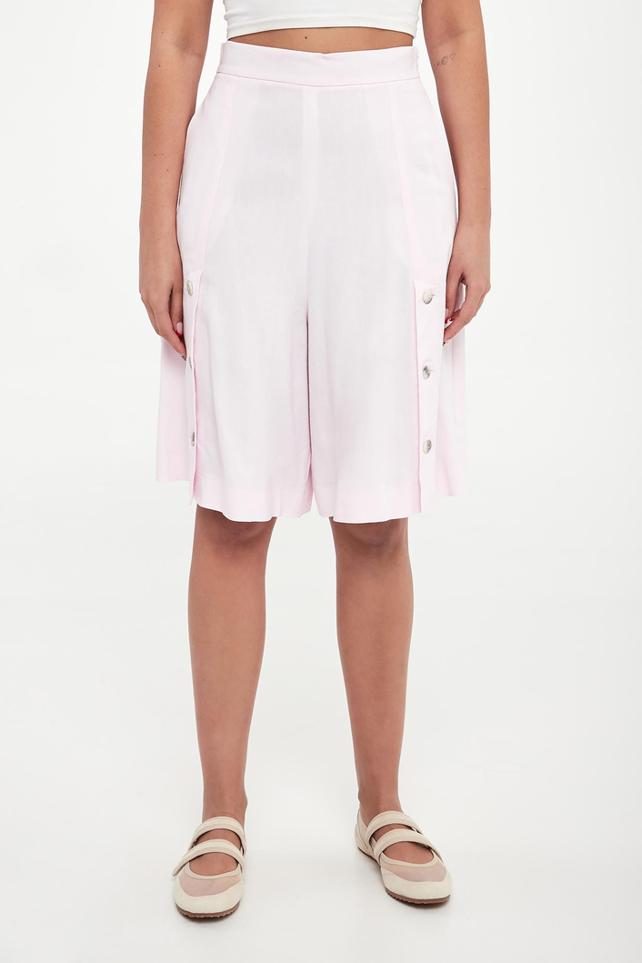 Bermudy damskie lniane Acaici MARELLA MONOCHROME