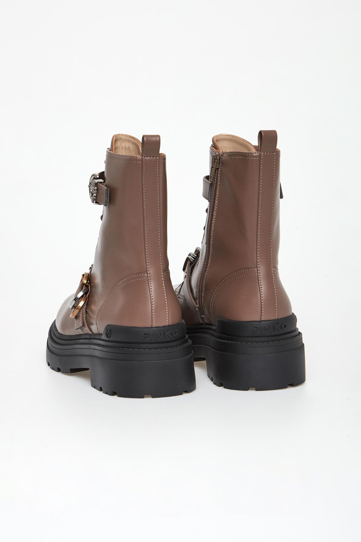 Trapery damskie skórzane Mia 19 PINKO