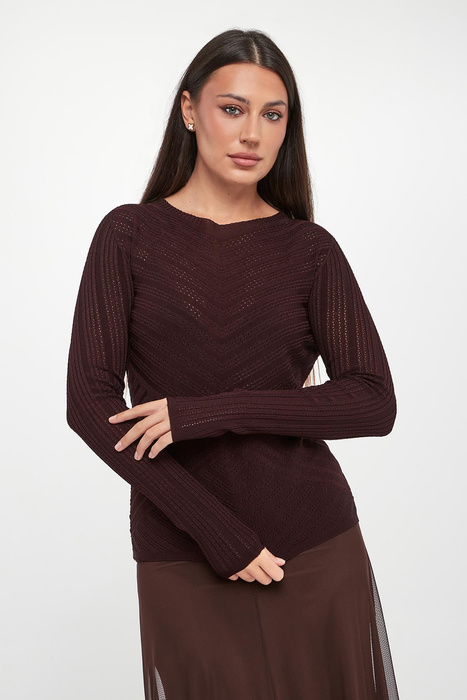 Sweter damski ażurowy TWINSET