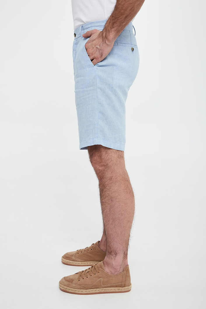 Bermudy męskie lniane PAUL&SHARK