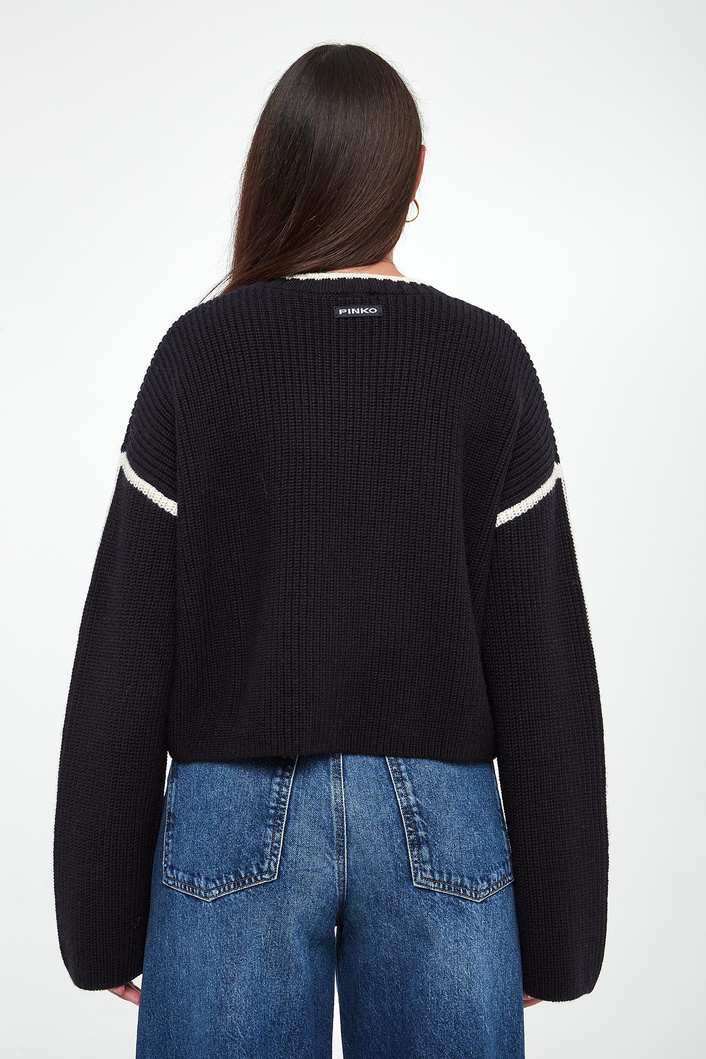 Sweter damski wełniany Alicudi PINKO