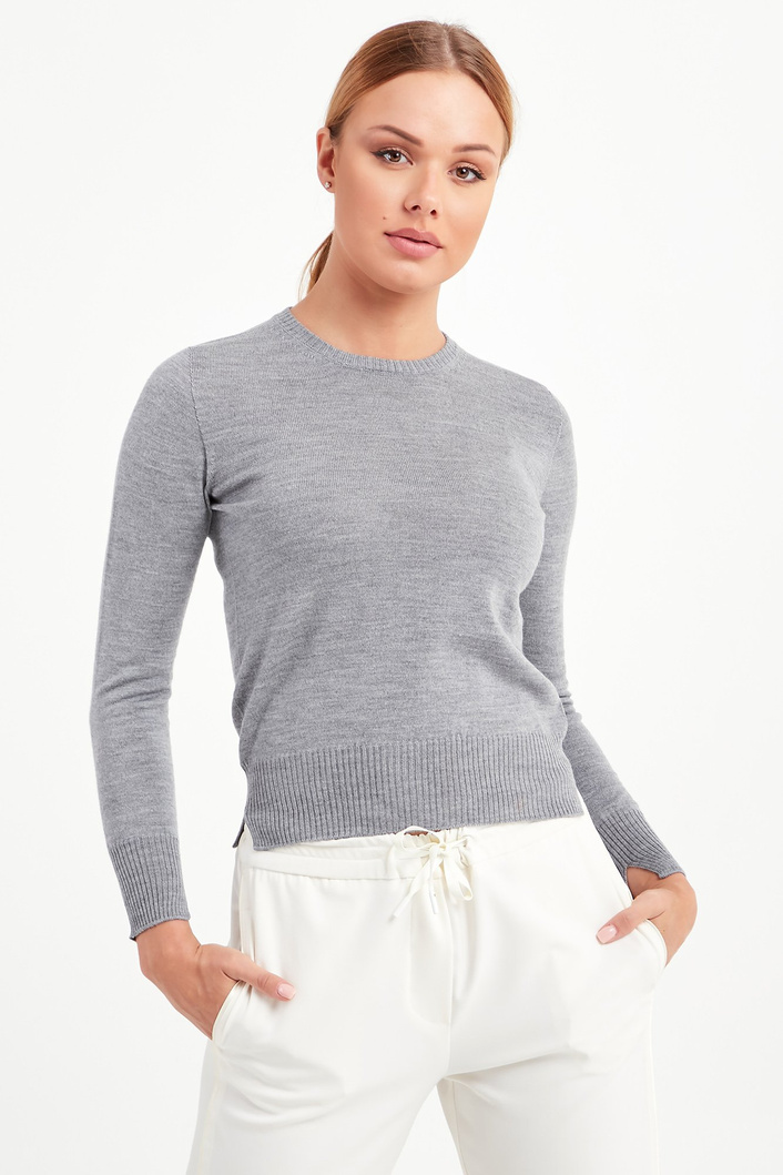 Sweter wełniany Legge MARELLA MONOCHROME