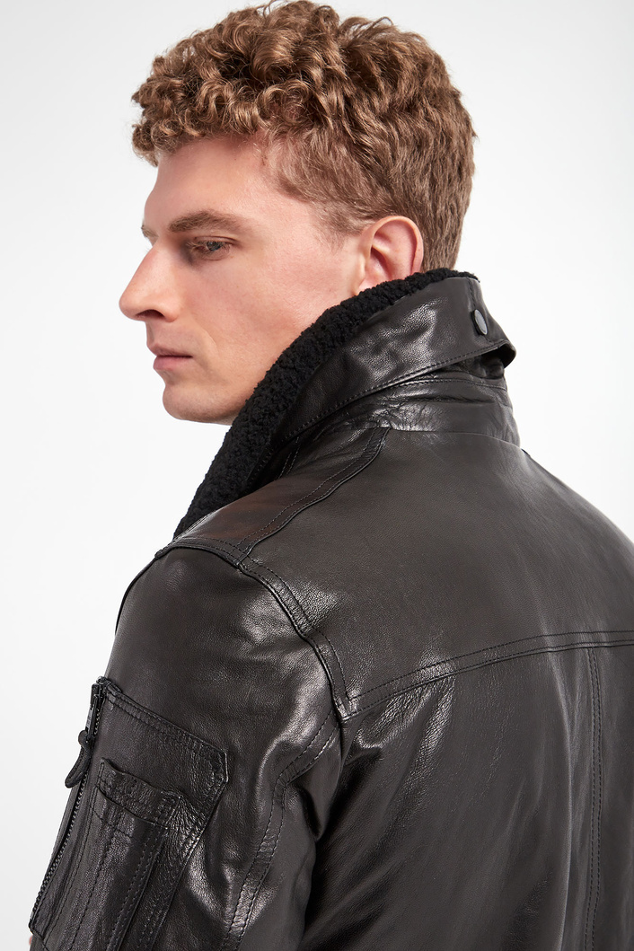 Kurtka skórzana AERONAUTICA MILITARE