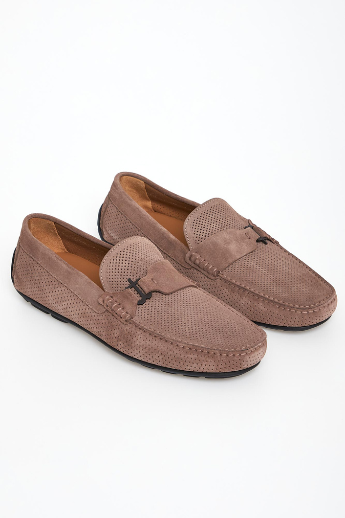 Mokasyny męskie zamszowe BALDININI