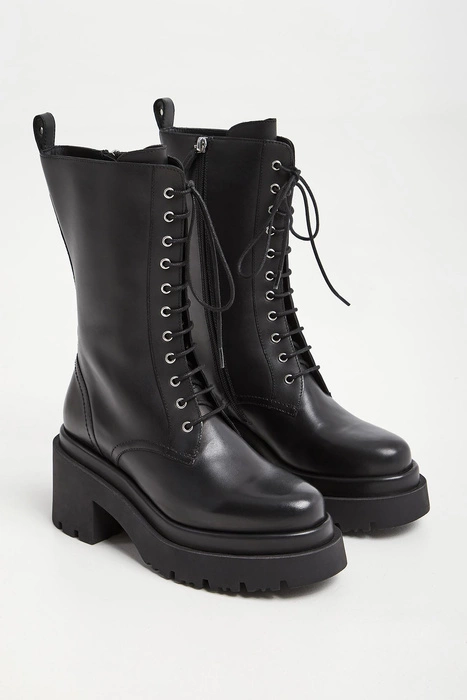 Trapery damskie skórzane PATRIZIA PEPE