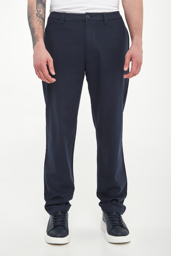 Spodnie męskie z lnem ARMANI EXCHANGE