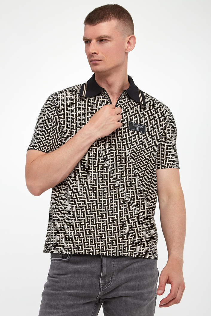 Polo męskie logowane BALMAIN