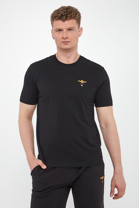 T-shirt męski z logo AERONAUTICA MILITARE