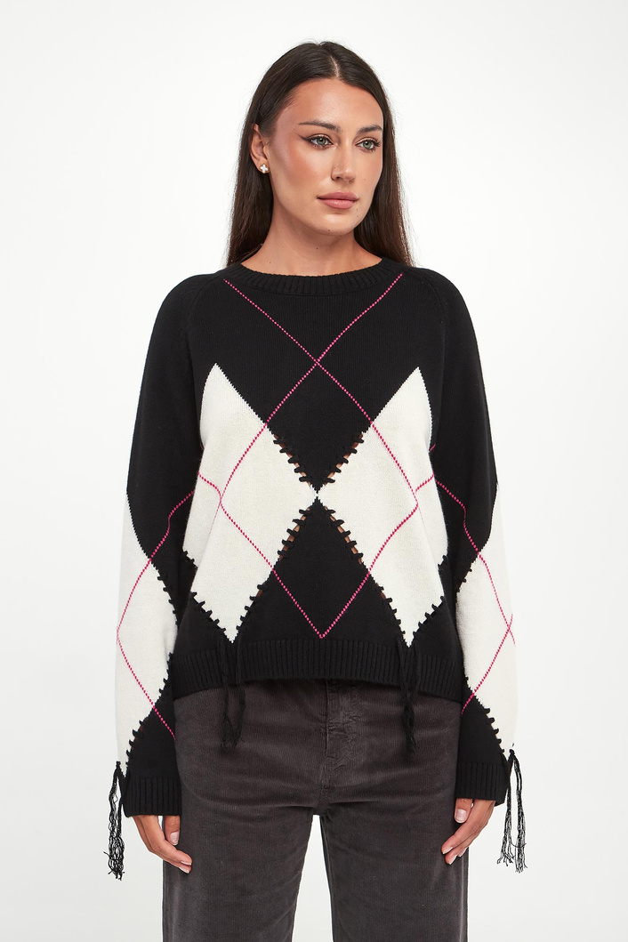 Sweter damski wełniany Berna Pull PINKO