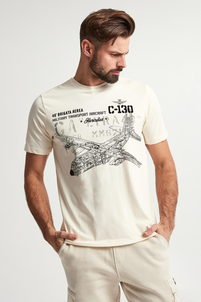 T-shirt męski AERONAUTICA MILITARE