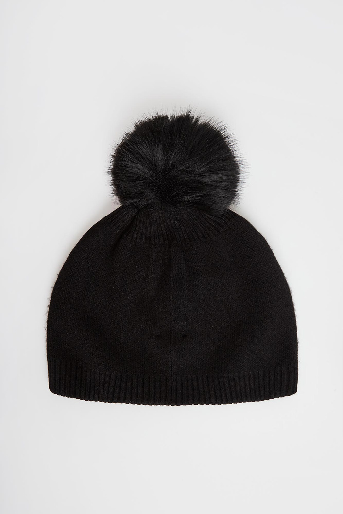 Czapka damska z pomponem JOSEPH RIBKOFF