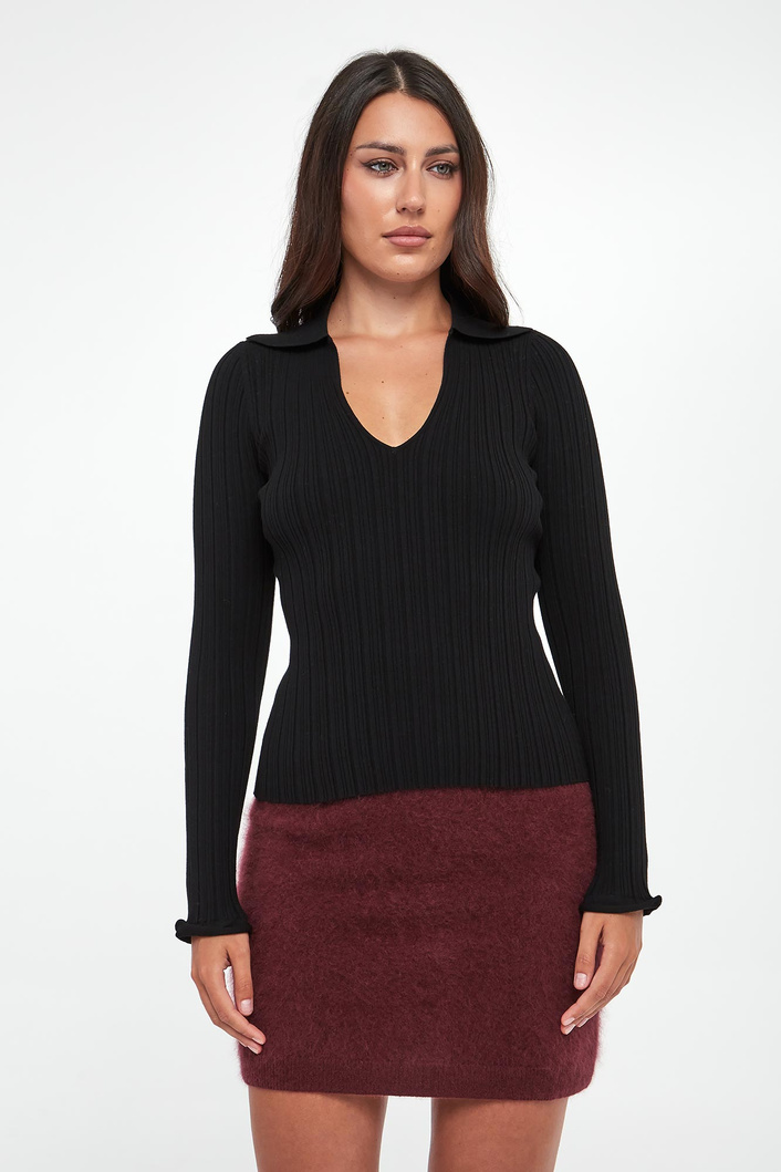 Sweter damski prążkowany Binomio MARELLA SPORT