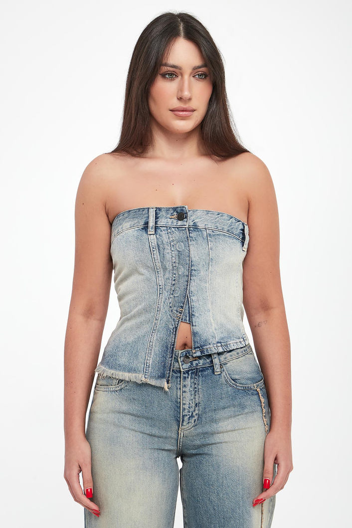 Top damski gorsetowy ARMANI EXCHANGE