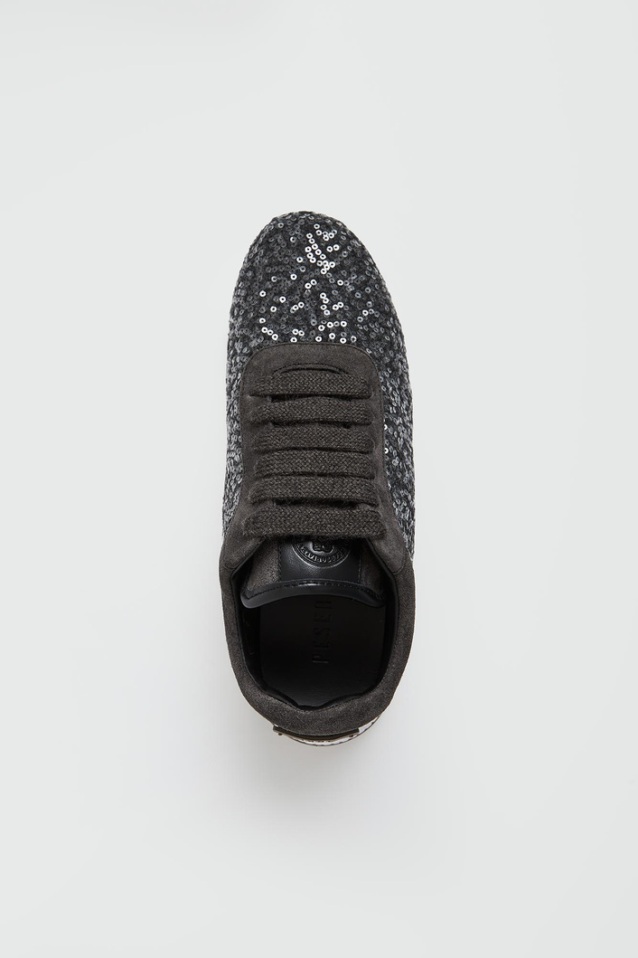 Sneakersy damskie z cekinami PESERICO