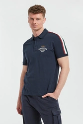 Polo męskie z lampasem AERONAUTICA MILITARE