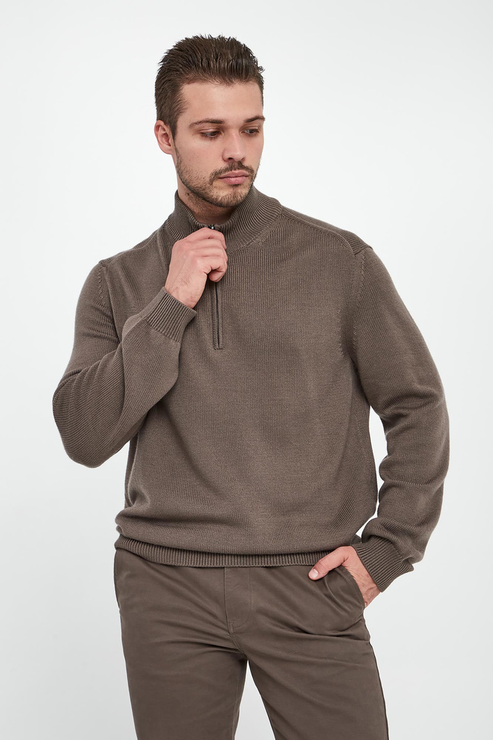 Sweter męski z zamkiem ARMANI EXCHANGE