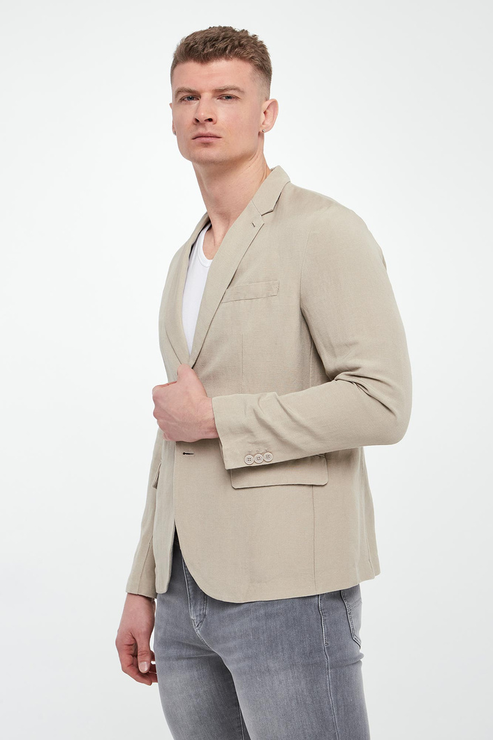 Marynarka męska jednorzędowa lniana ARMANI EXCHANGE