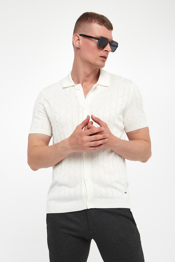 Sweter męski z krótkim rękawem Kenoro JOOP!