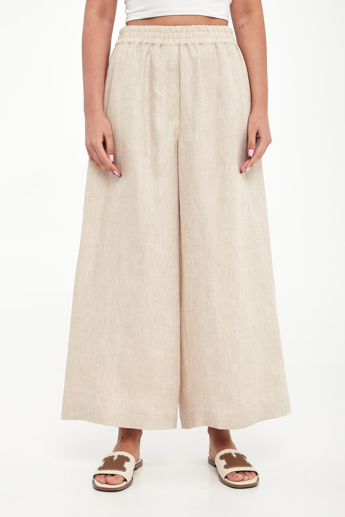 Spodnie damskie lniane Felino WEEKEND MAX MARA
