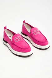 Mokasyny damskie zamszowe CESARE CASADEI