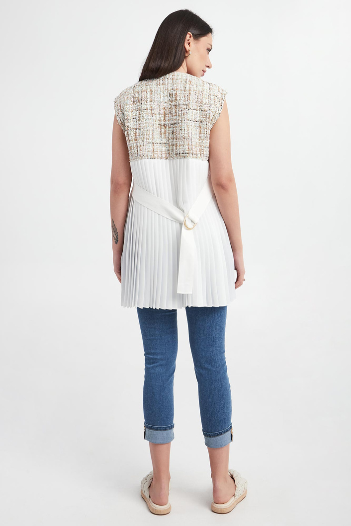 Kamizelka tweedowa TWINSET ACTITUDE