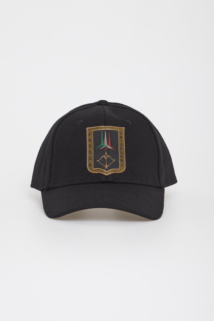 Czapka męska wełniana z daszkiem AERONAUTICA MILITARE
