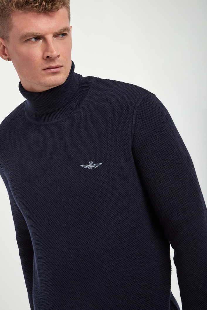 Golf męski wełniany AERONAUTICA MILITARE