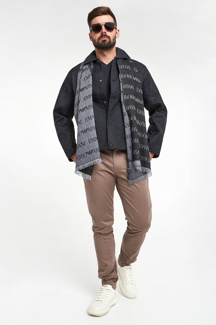 Szalik męski wełniany EMPORIO ARMANI