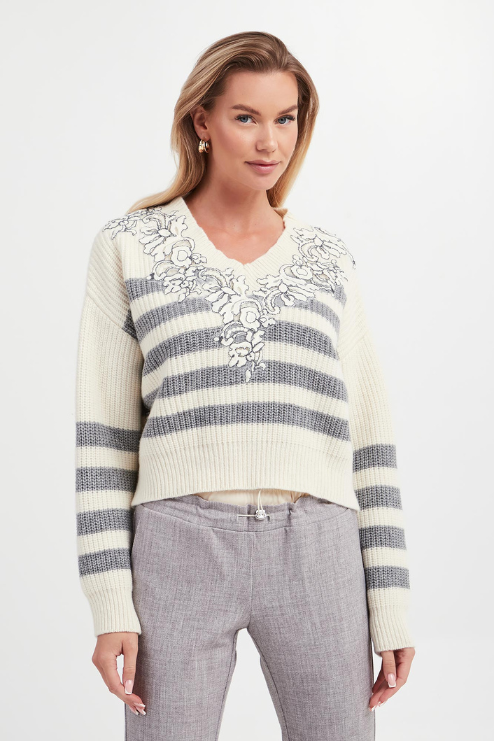 Sweter damski wełniany ERMANNO FIRENZE