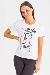 T-shirt damski EMPORIO ARMANI